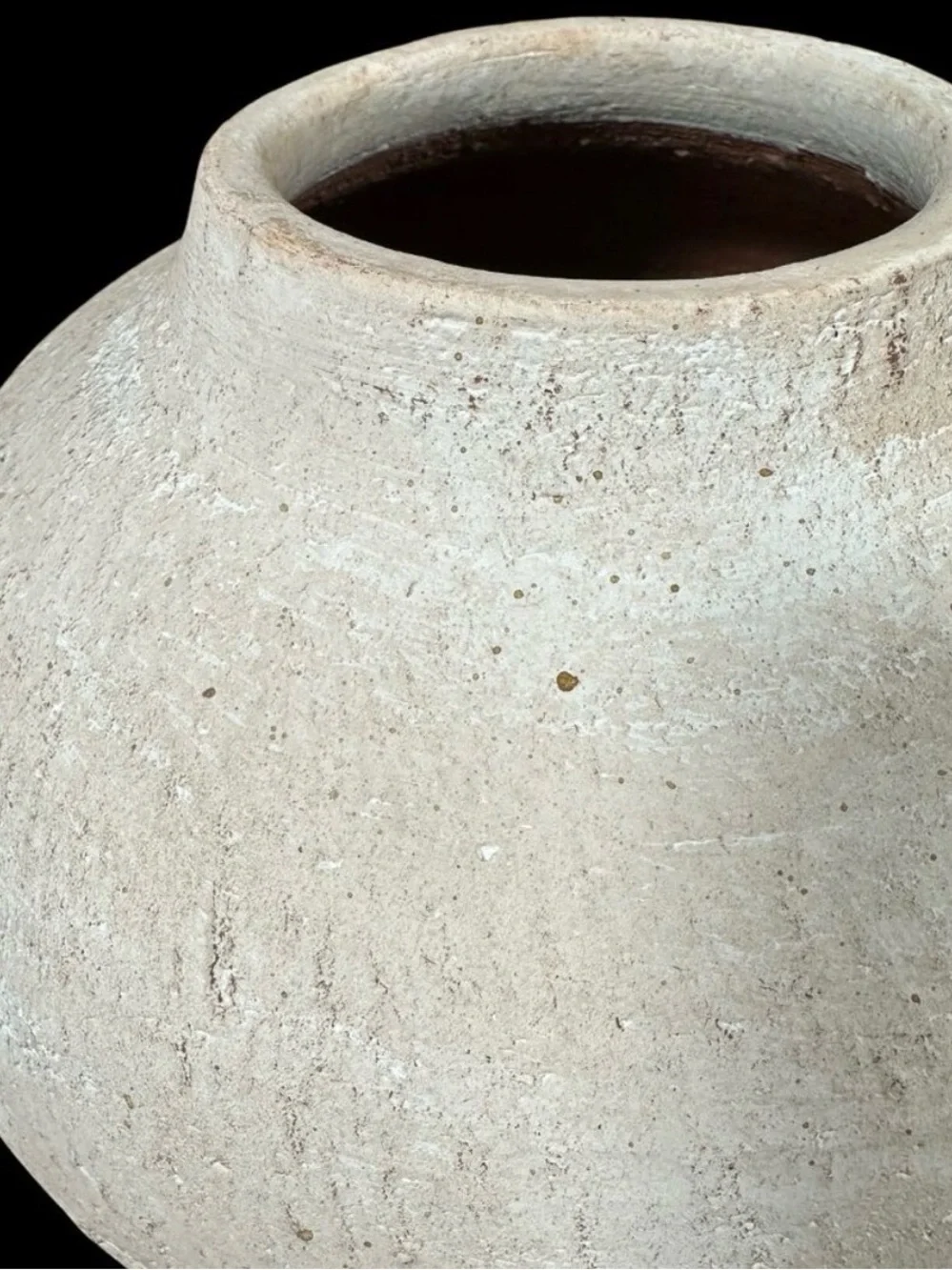 Threshold Cream Textured Round Ceramic Vase